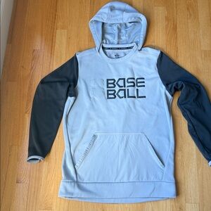 ▪️Used only once! Under Armour Gray and Black Baseball Hoodie